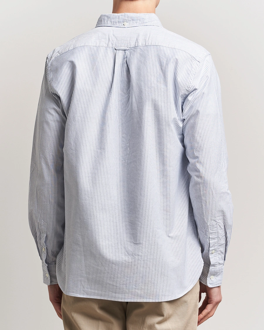 Homme | Chemises | BEAMS PLUS | Oxford Button Down Shirt Light Blue Stripe