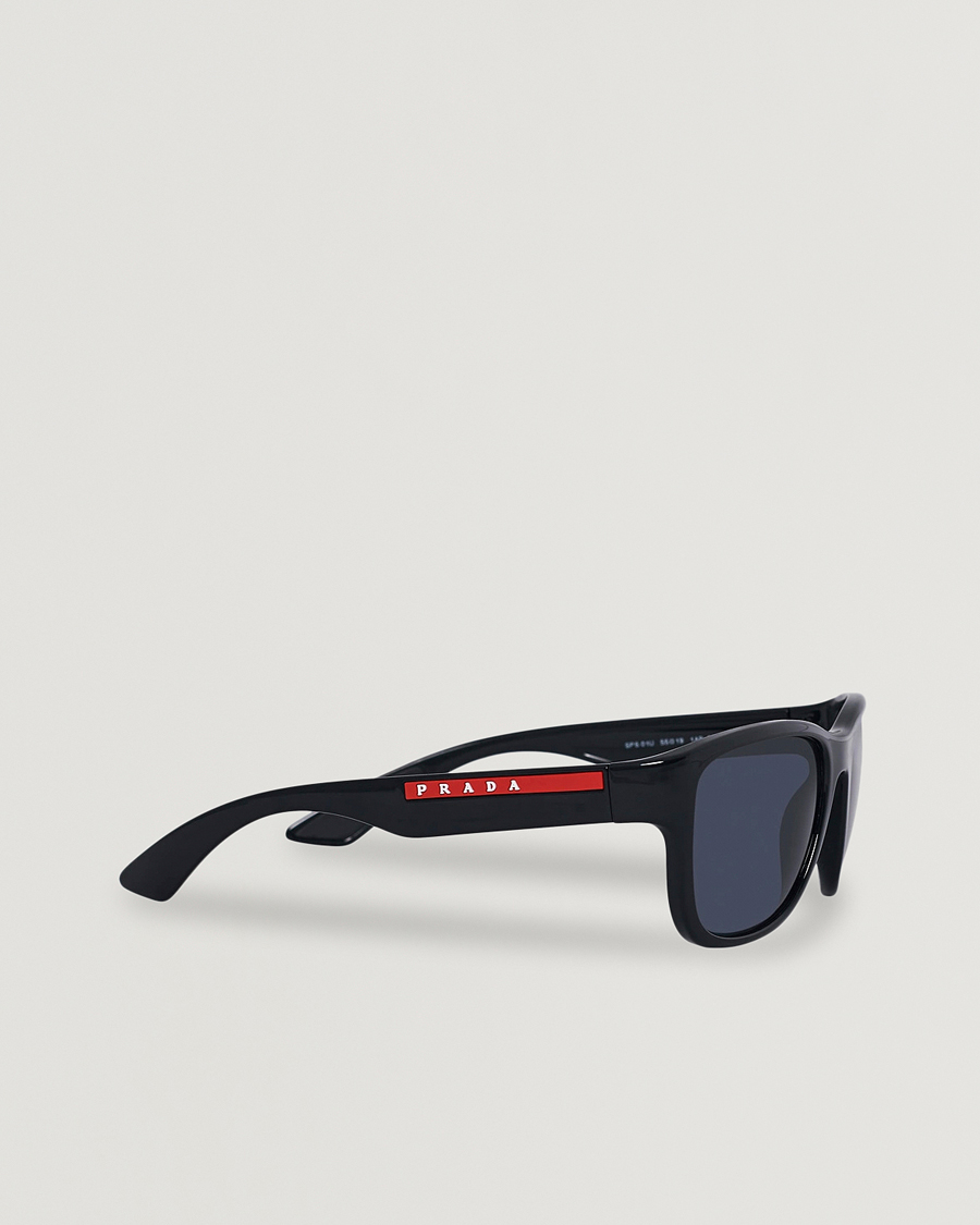 Homme | Prada Linea Rossa 0PS 01US Polarized Sunglasses Black | Prada Linea Rossa | 0PS 01US Polarized Sunglasses Black
