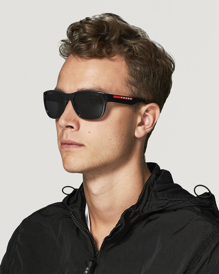 Homme |  | Prada Linea Rossa | 0PS 01US Polarized Sunglasses Black