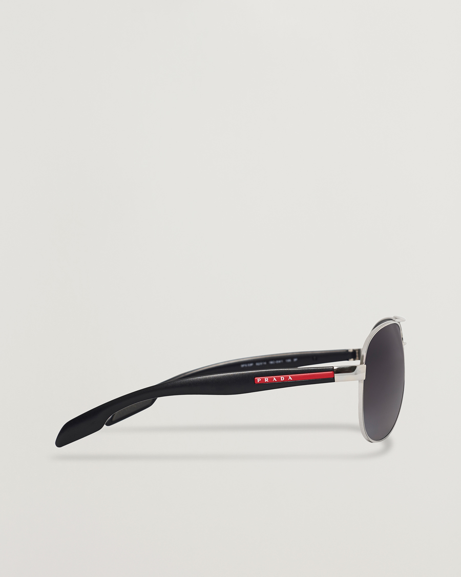Homme | Prada Linea Rossa 0PS 53PS Polarized Sunglasses Silver | Prada Linea Rossa | 0PS 53PS Polarized Sunglasses Silver