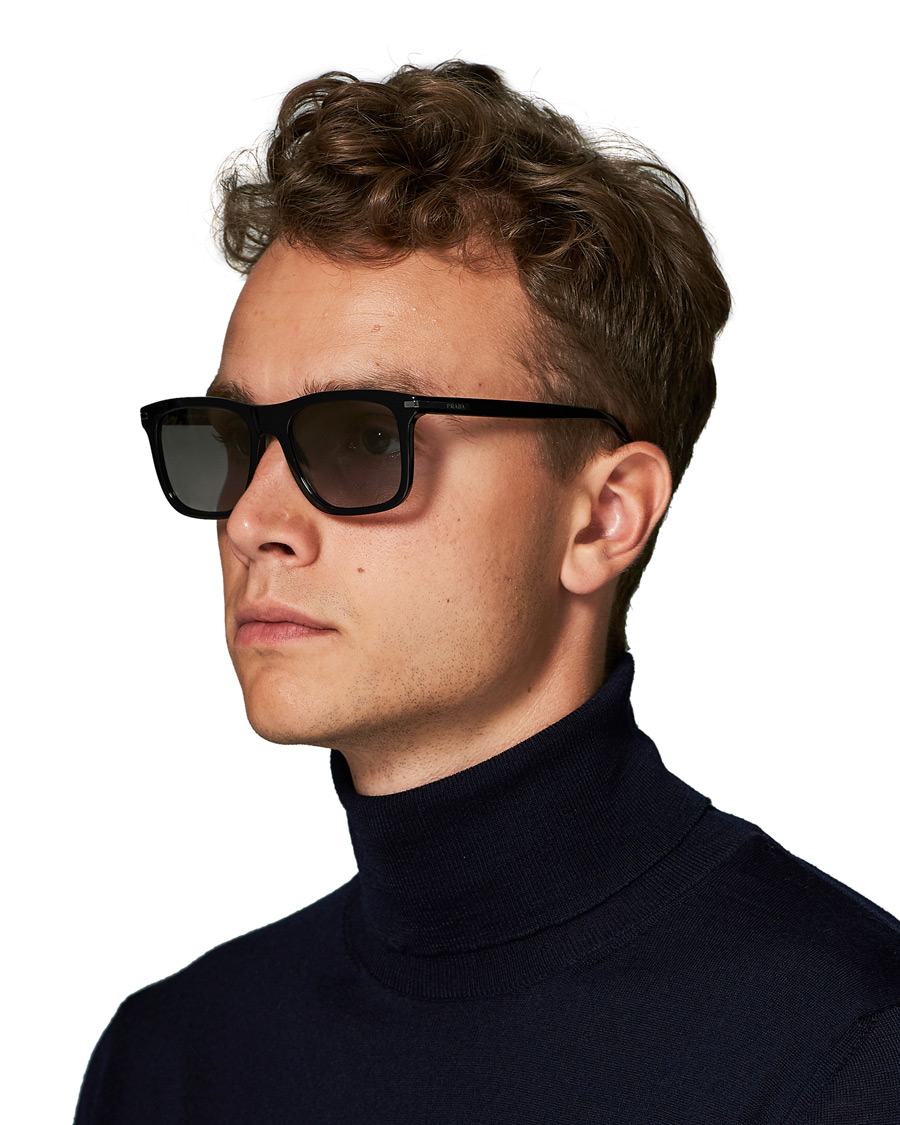 Homme | Prada Eyewear 0PR 18WS Sunglasses Black | Prada Eyewear | 0PR 18WS Sunglasses Black