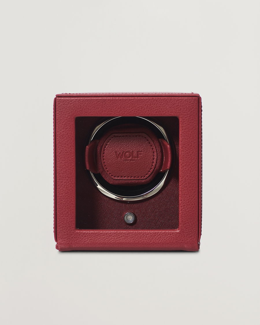 Homme | WOLF Cub Single Winder With Cover Bordeaux | WOLF | Cub Single Winder With Cover Bordeaux