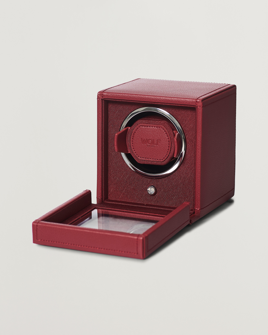 Homme | WOLF Cub Single Winder With Cover Bordeaux | WOLF | Cub Single Winder With Cover Bordeaux