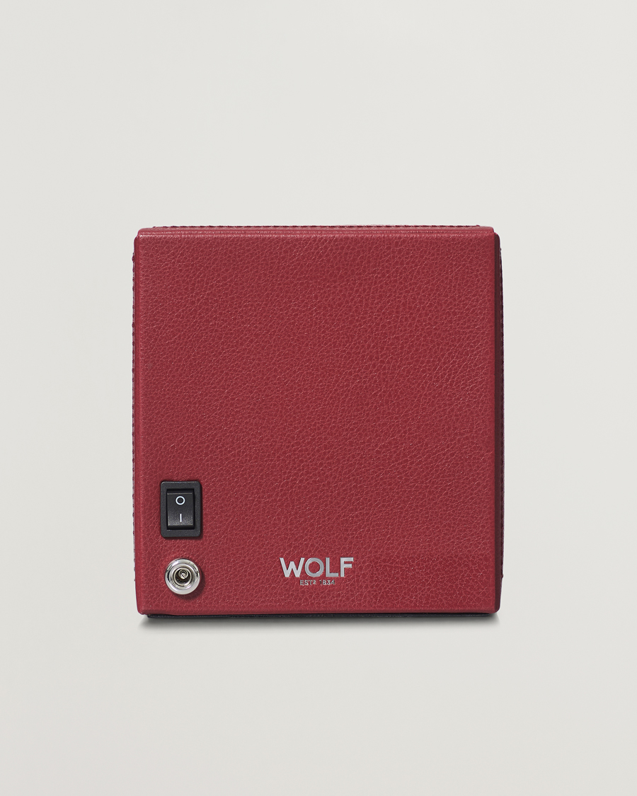 Homme | WOLF Cub Single Winder With Cover Bordeaux | WOLF | Cub Single Winder With Cover Bordeaux