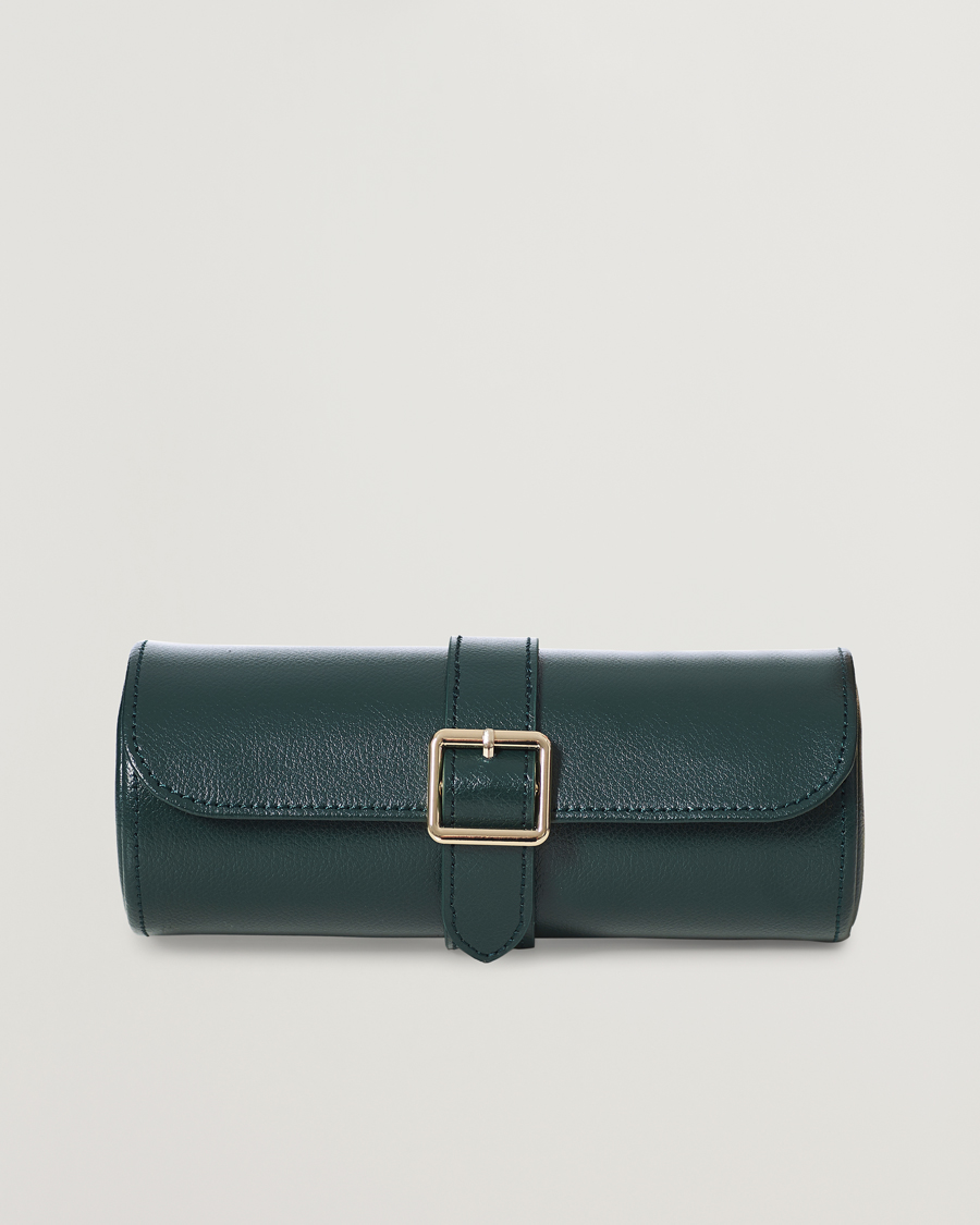 Homme | Boîtes montres et bijoux | WOLF | British Racing Green Triple Watch Roll