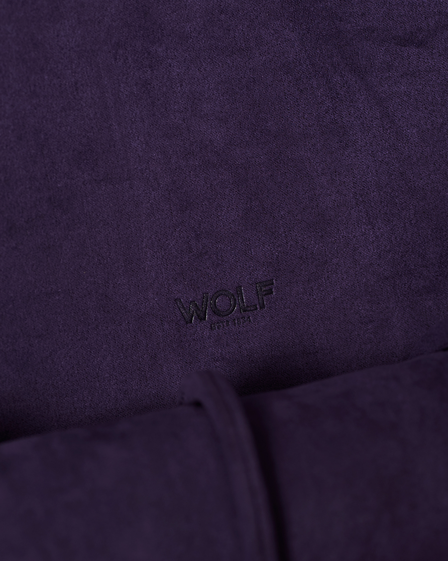 Homme | WOLF Blake Triple Watch Roll Black/Purple | WOLF | Blake Triple Watch Roll Black/Purple
