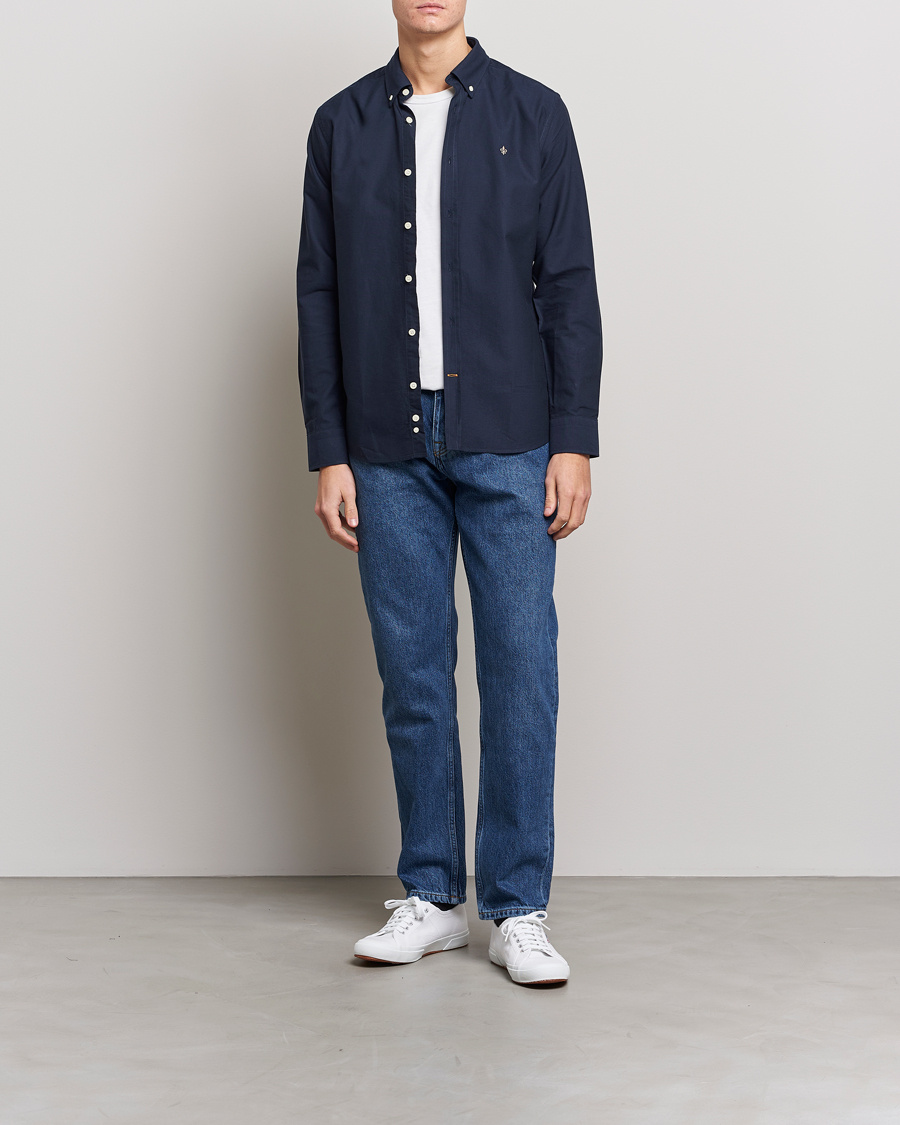 Homme | Chemises | Morris | Douglas Oxford Shirt Navy