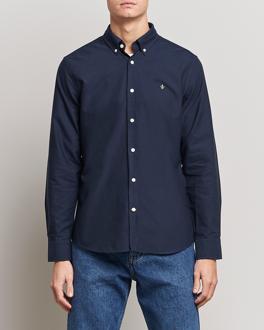 Homme | Chemises | Morris | Douglas Oxford Shirt Navy