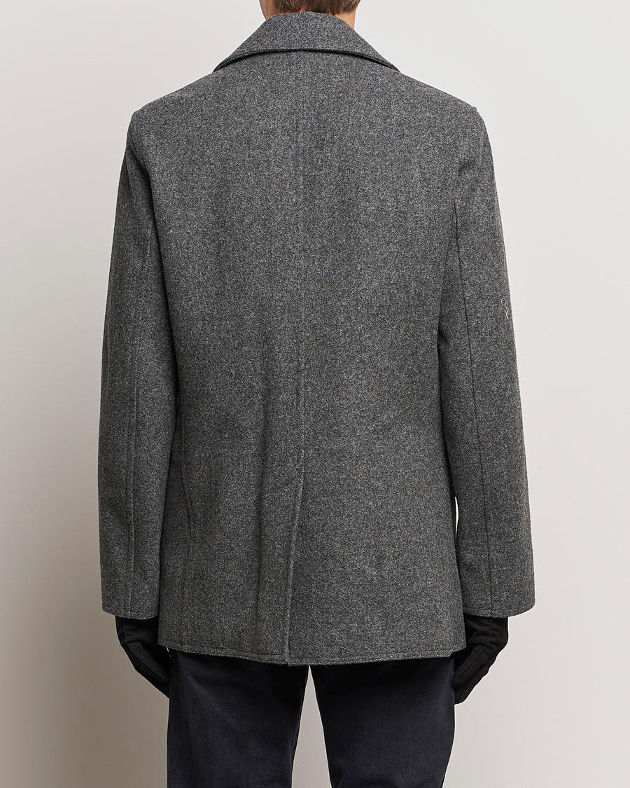 Homme | Manteaux Et Vestes | Gloverall | Churchill Reefer Peacoat Grey
