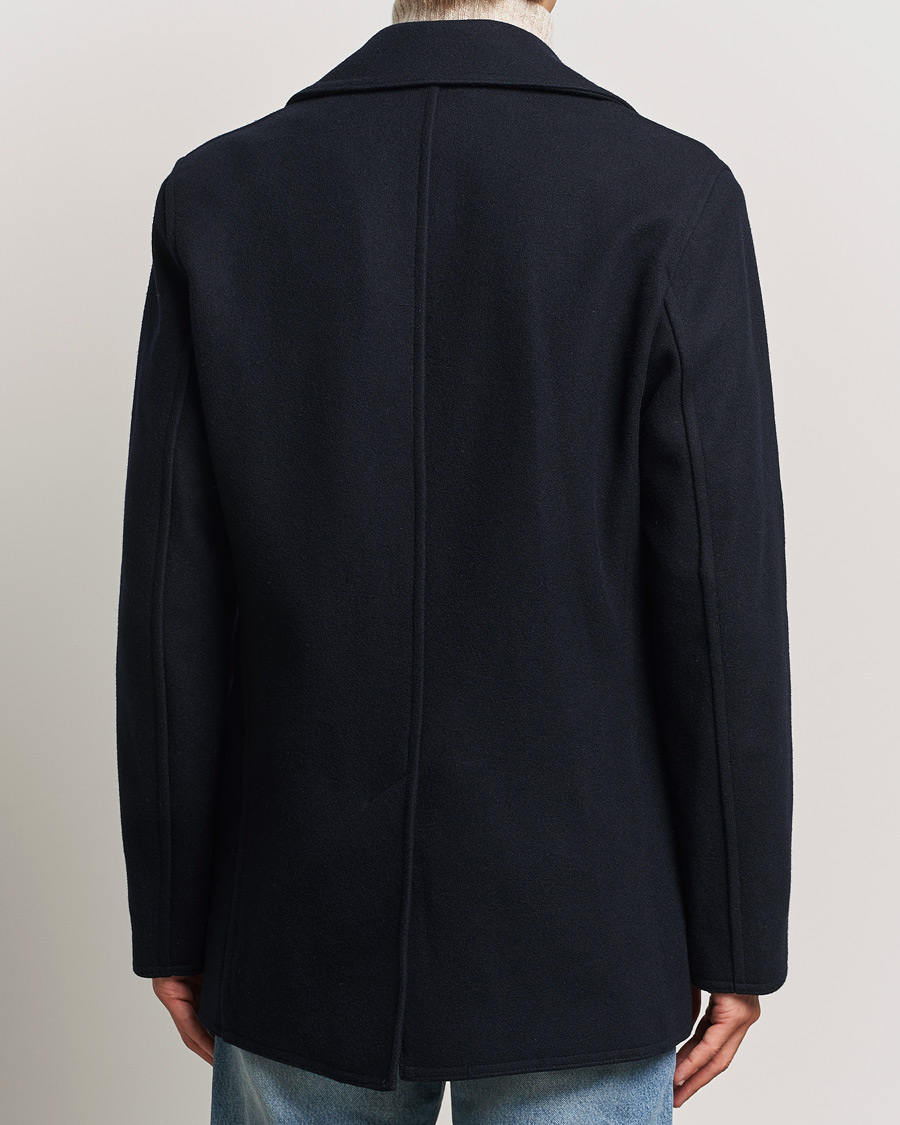 Homme | Manteaux Et Vestes | Gloverall | Churchill Reefer Peacoat Navy