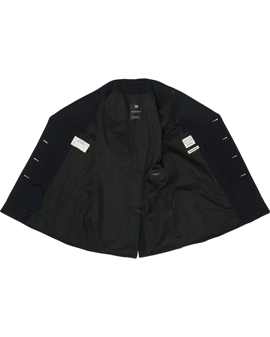 Homme | Manteaux Et Vestes | Gloverall | Churchill Reefer Peacoat Navy