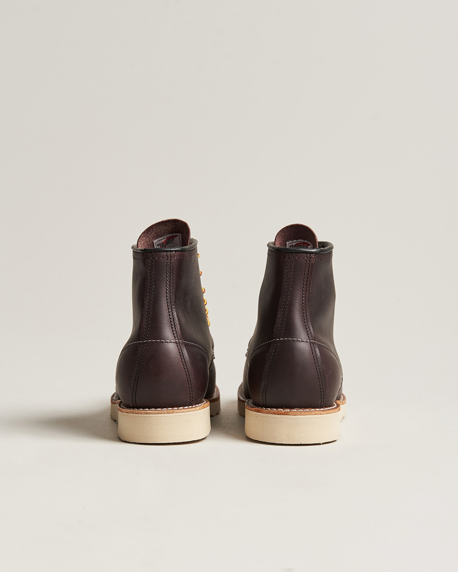 Homme | Red Wing Shoes Moc Toe Boot Black Cherry Excalibur Leather | Red Wing Shoes | Moc Toe Boot Black Cherry Excalibur Leather