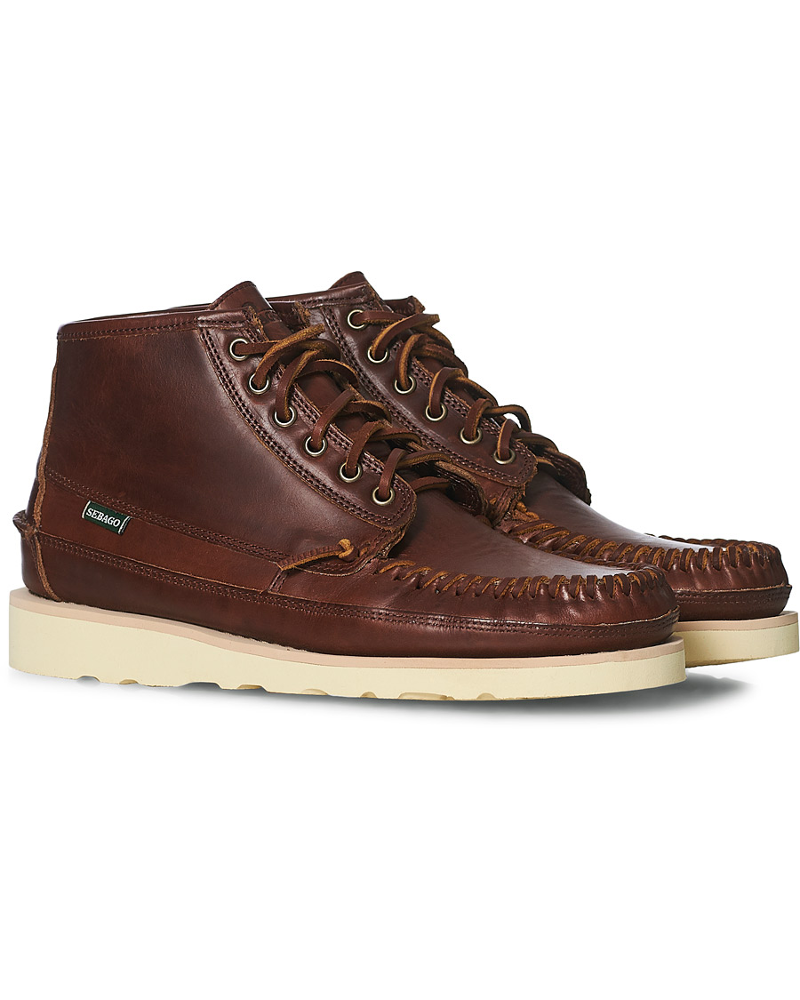 Homme | Sebago Campsides Seneca Mid Leather Boot Brown | Sebago | Campsides Seneca Mid Leather Boot Brown