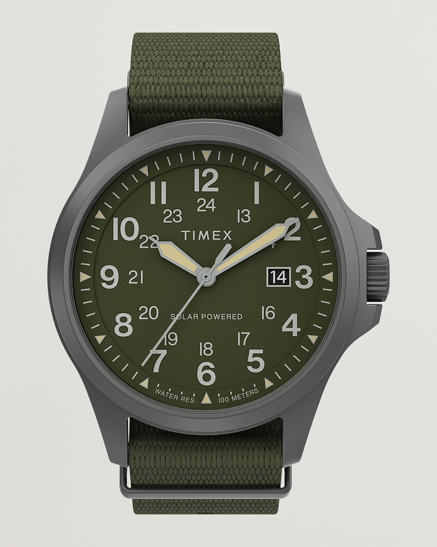 Homme | Timex Field Post Solar Watch 41mm Green Dial | Timex | Field Post Solar Watch 41mm Green Dial