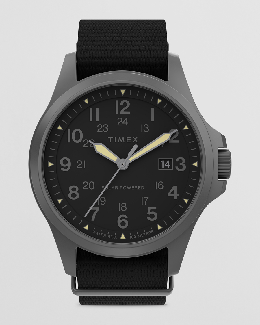 Homme | Timex Field Post Solar Watch 41mm Black Dial | Timex | Field Post Solar Watch 41mm Black Dial