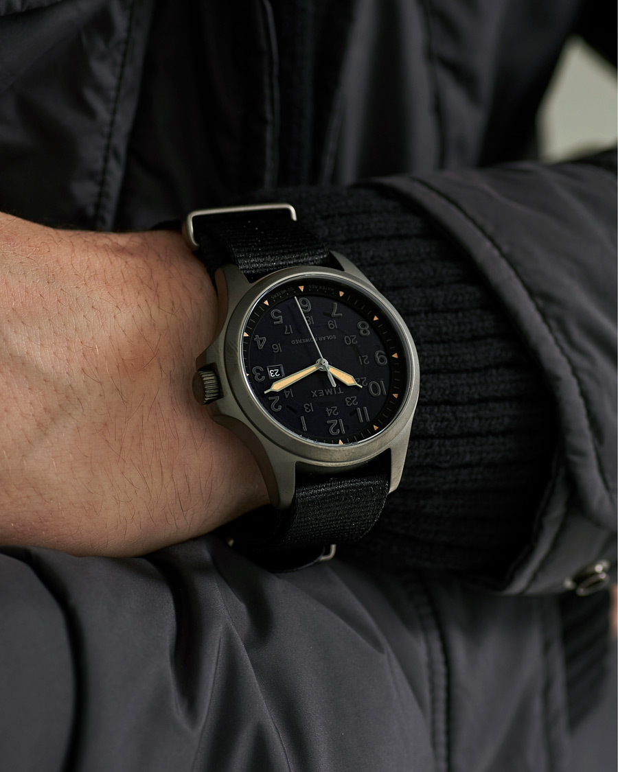 Homme | Timex Field Post Solar Watch 41mm Black Dial | Timex | Field Post Solar Watch 41mm Black Dial