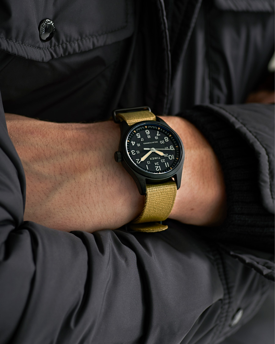Homme | Timex Field Post Solar Watch 36mm Green/Black | Timex | Field Post Solar Watch 36mm Green/Black