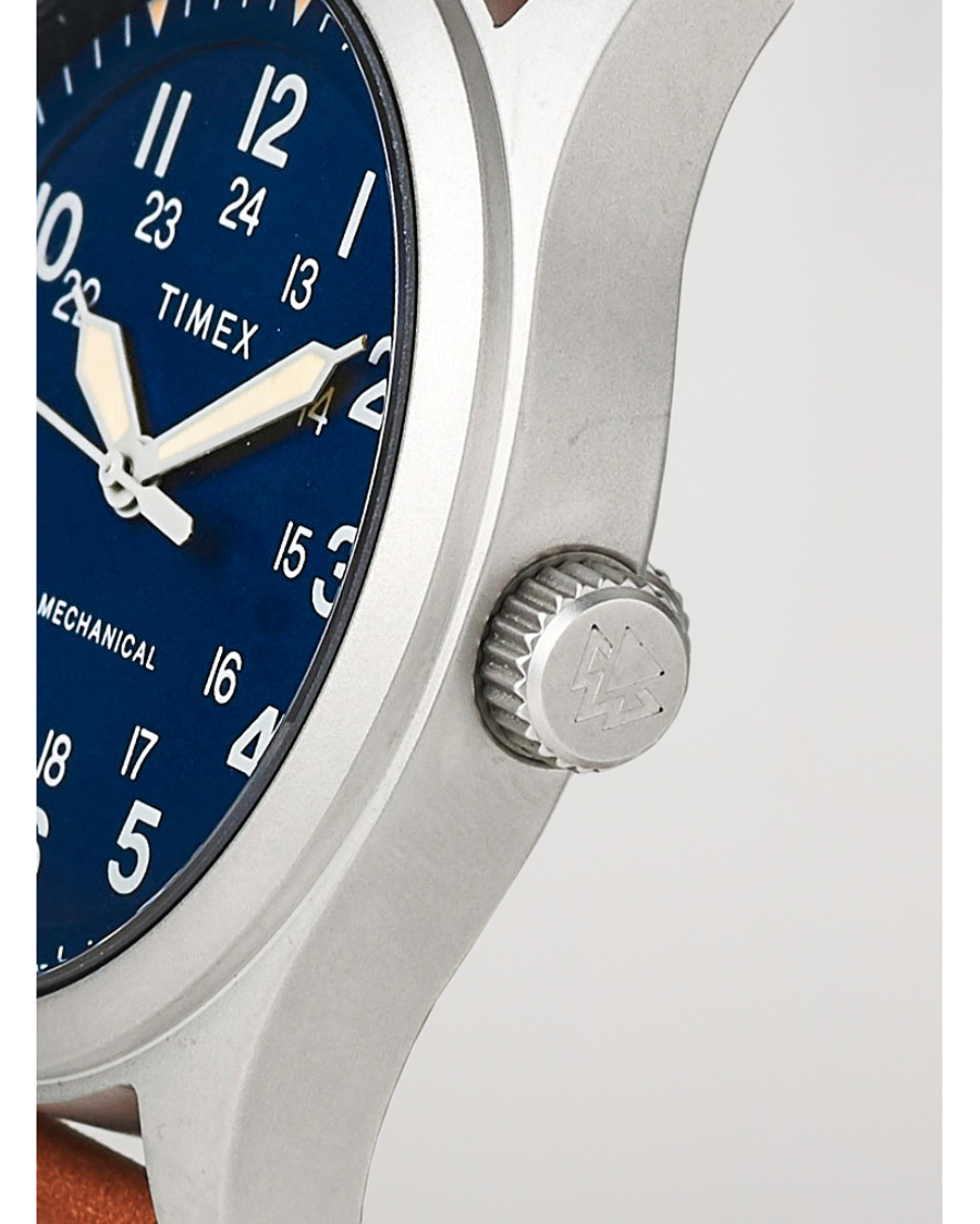 Homme | Timex Field Post Mechanical Watch 38mm Blue Dial | Timex | Field Post Mechanical Watch 38mm Blue Dial