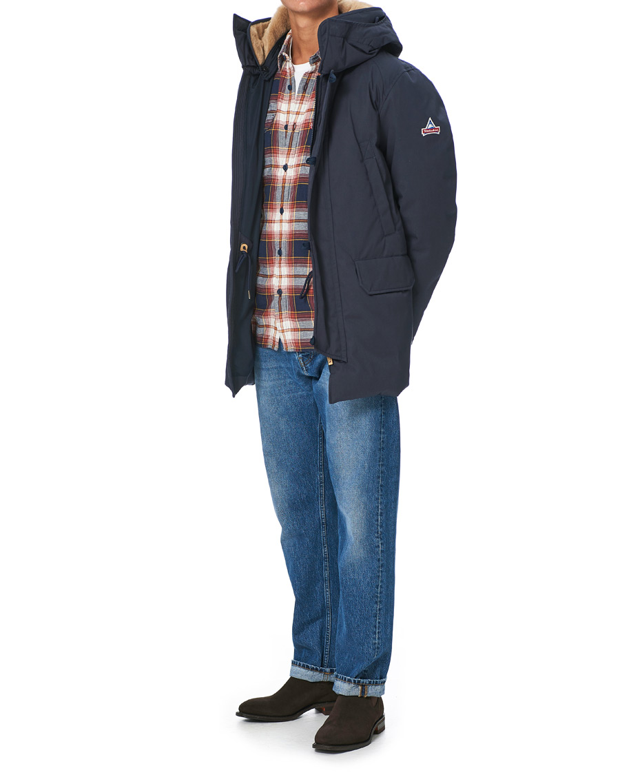 Homme | Manteaux Et Vestes | Holubar | M289 Boulder Cotton Parka New Blue