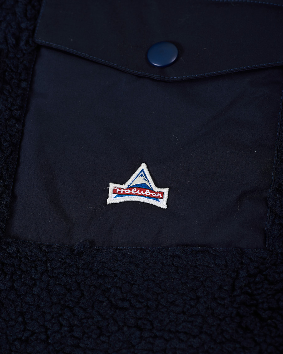 Homme | Chemises | Holubar | M155 Fleece Overshirt Dark Blue