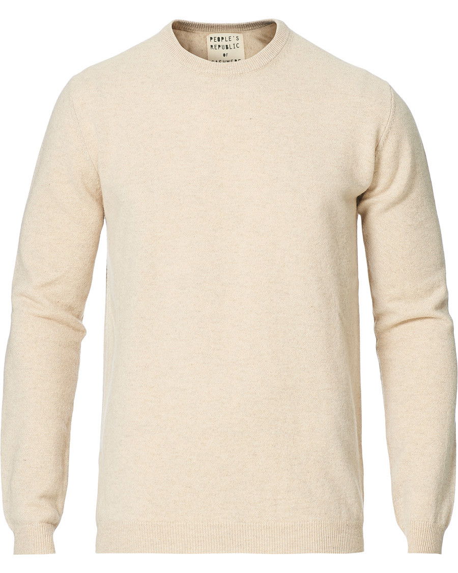Homme | Pulls Et Tricots | People's Republic of Cashmere | Cashmere Roundneck Oatmilk