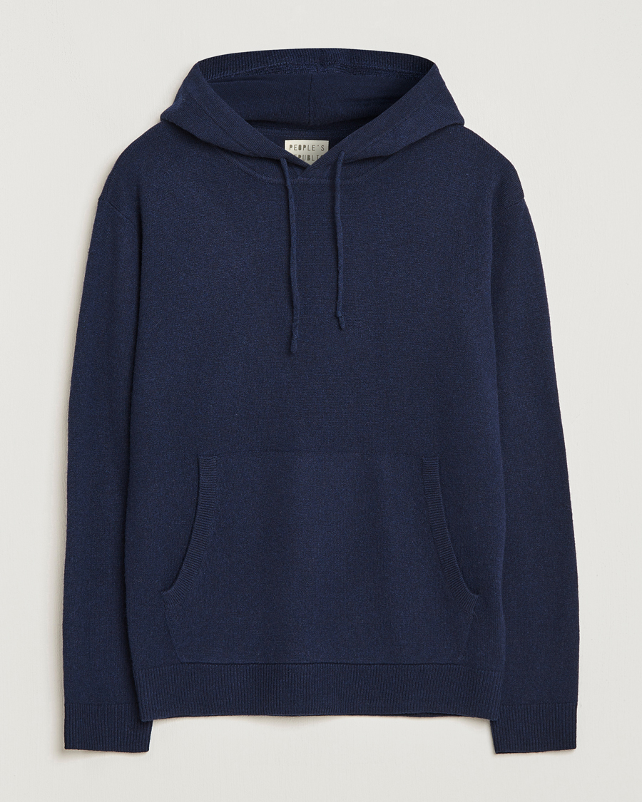 Homme | Pulls Et Tricots | People's Republic of Cashmere | Cashmere Hoodie Navy
