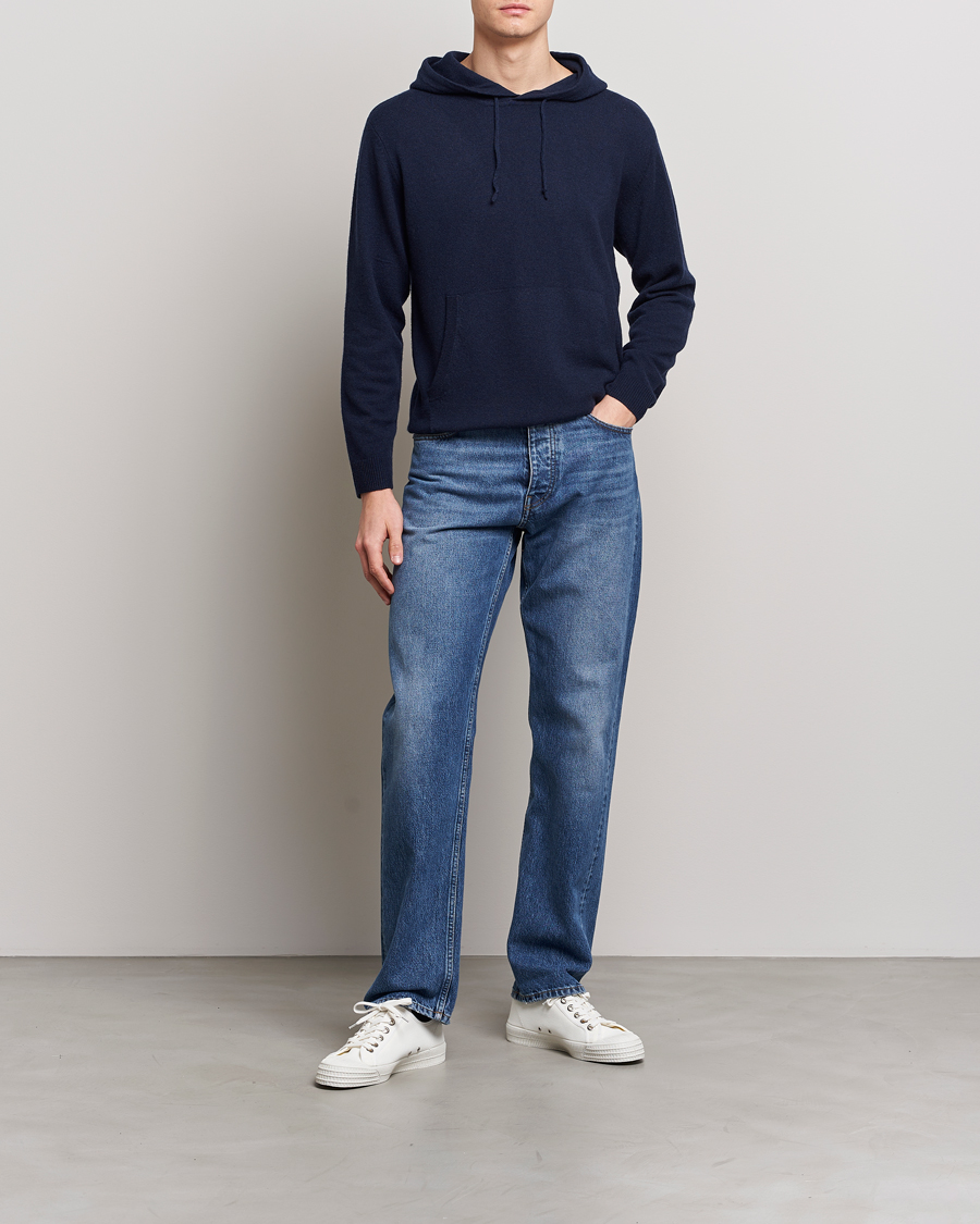 Homme | Pulls Et Tricots | People's Republic of Cashmere | Cashmere Hoodie Navy
