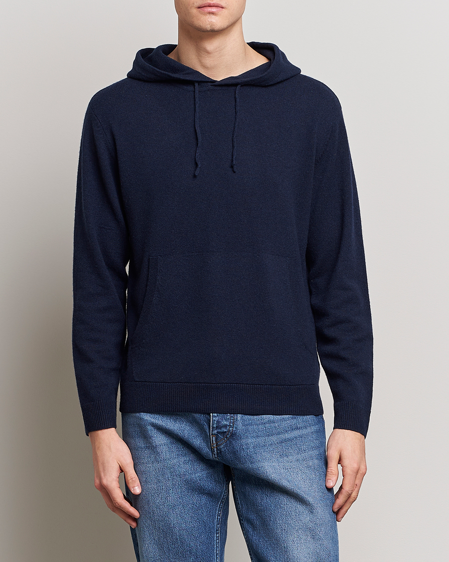 Homme | Pulls Et Tricots | People's Republic of Cashmere | Cashmere Hoodie Navy