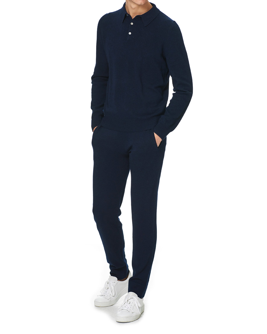 Homme | Pantalons | People's Republic of Cashmere | Cashmere Sweatpants Navy