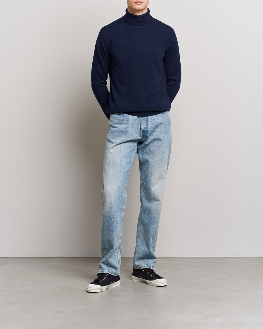 Homme | Pulls Et Tricots | People's Republic of Cashmere | Cashmere Turtleneck Navy