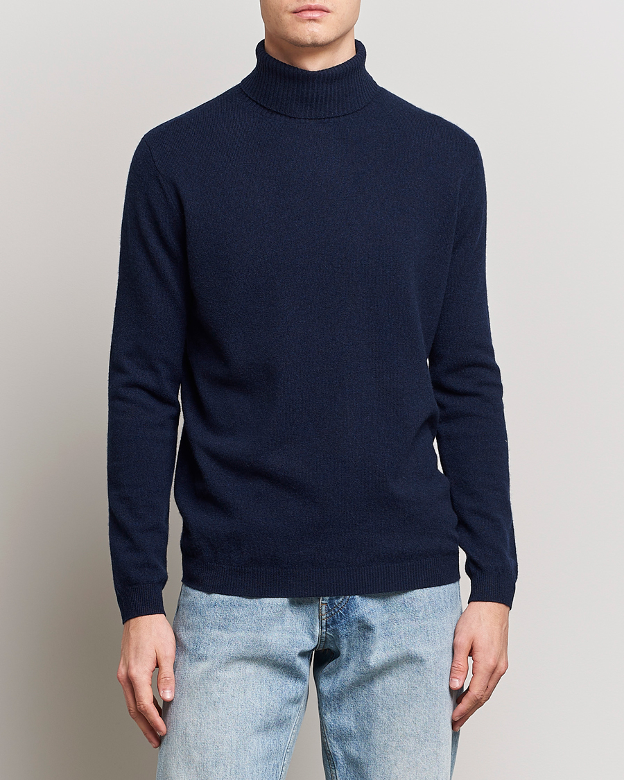 Homme | Pulls Et Tricots | People's Republic of Cashmere | Cashmere Turtleneck Navy