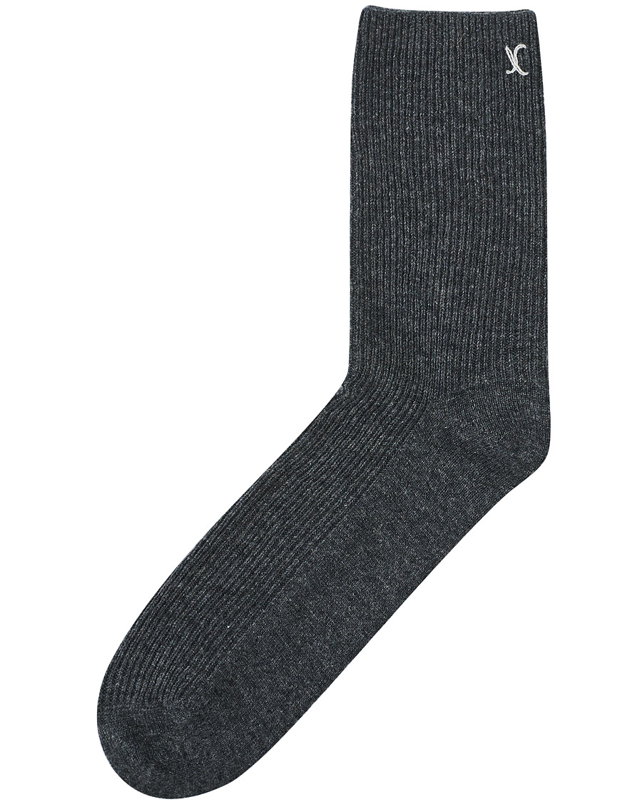 Homme | Sous-Vêtements Et Chaussettes | People's Republic of Cashmere | Cashmere Socks Dark Grey