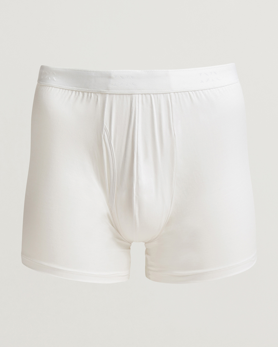 Homme | Sous-Vêtements Et Chaussettes | Derek Rose | Pima Cotton Stretch Trunk White