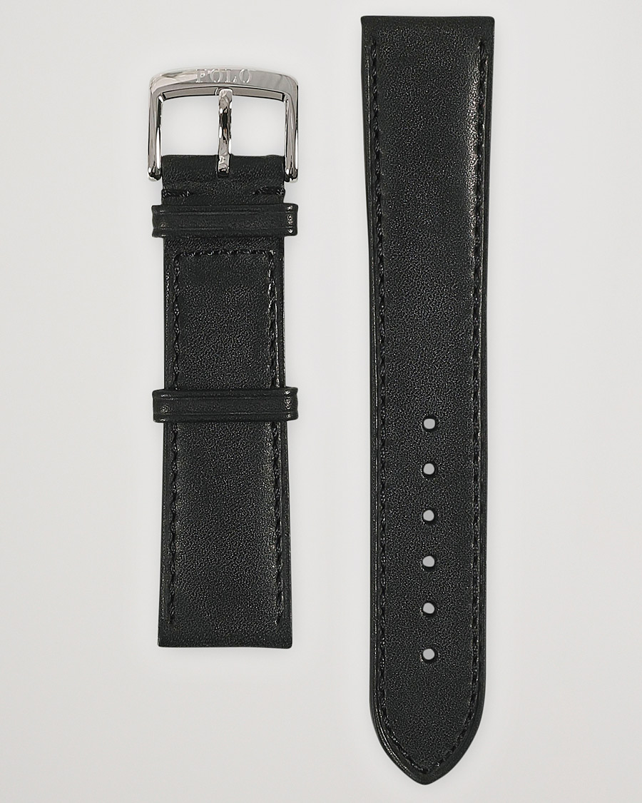 Homme | Bracelets De Montres | Polo Ralph Lauren | Sporting Leather Strap Black