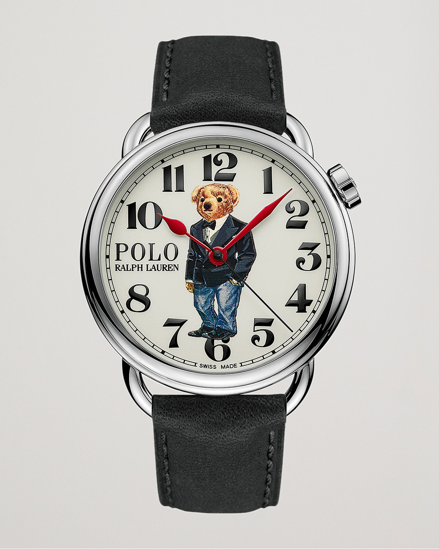 Homme | Polo Ralph Lauren 42mm Automatic Denim Tux Bear White Dial | Polo Ralph Lauren | 42mm Automatic Denim Tux Bear White Dial