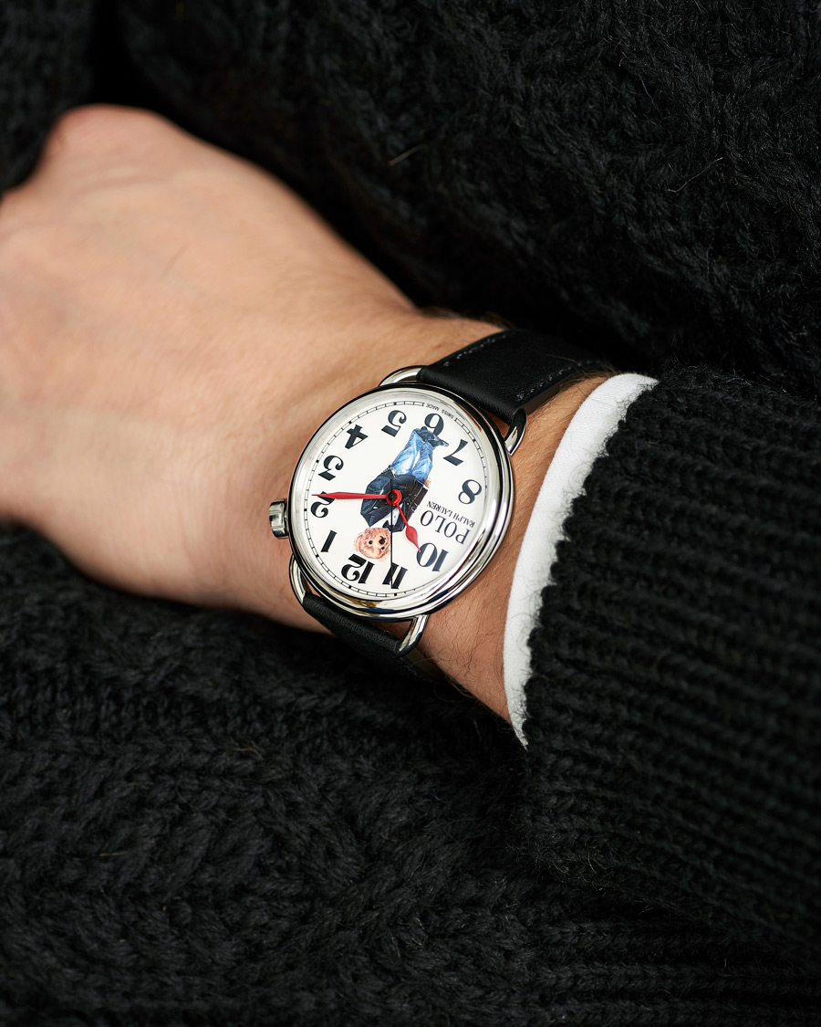 Homme | Fine watches | Polo Ralph Lauren | 42mm Automatic Denim Tux Bear White Dial