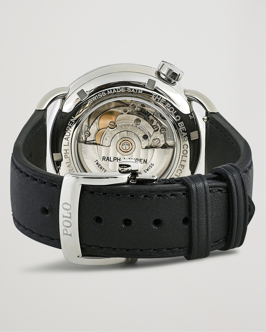 Homme | Polo Ralph Lauren 42mm Automatic Denim Tux Bear White Dial | Polo Ralph Lauren | 42mm Automatic Denim Tux Bear White Dial