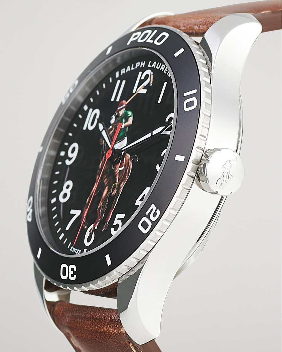 Homme | Polo Ralph Lauren 42mm Automatic Pony Player Black Dial | Polo Ralph Lauren | 42mm Automatic Pony Player Black Dial