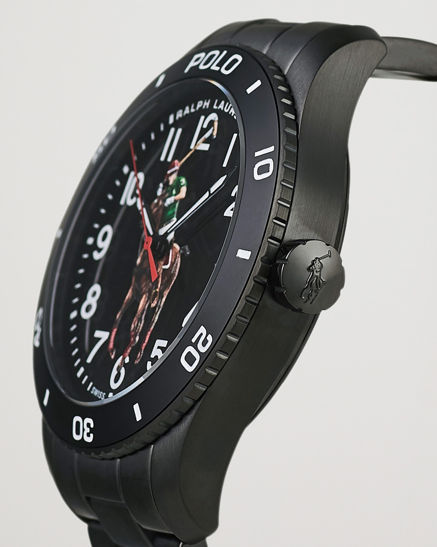Homme | Polo Ralph Lauren 42mm Automatic Pony Player Black Dial | Polo Ralph Lauren | 42mm Automatic Pony Player Black Dial