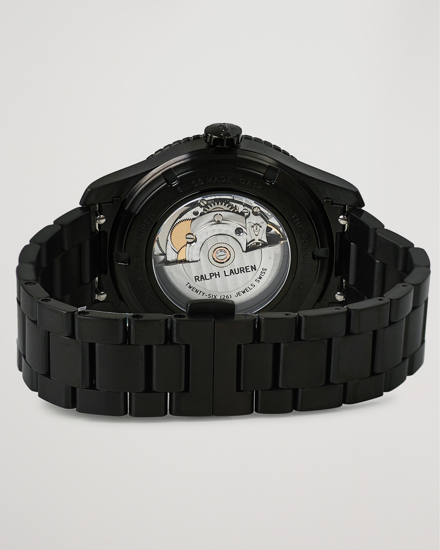 Homme | Polo Ralph Lauren 42mm Automatic Pony Player Black Dial | Polo Ralph Lauren | 42mm Automatic Pony Player Black Dial