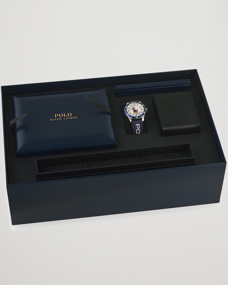 Homme | Polo Ralph Lauren 42mm Automatic Pony Player White Dial/Blue Bezel | Polo Ralph Lauren | 42mm Automatic Pony Player White Dial/Blue Bezel