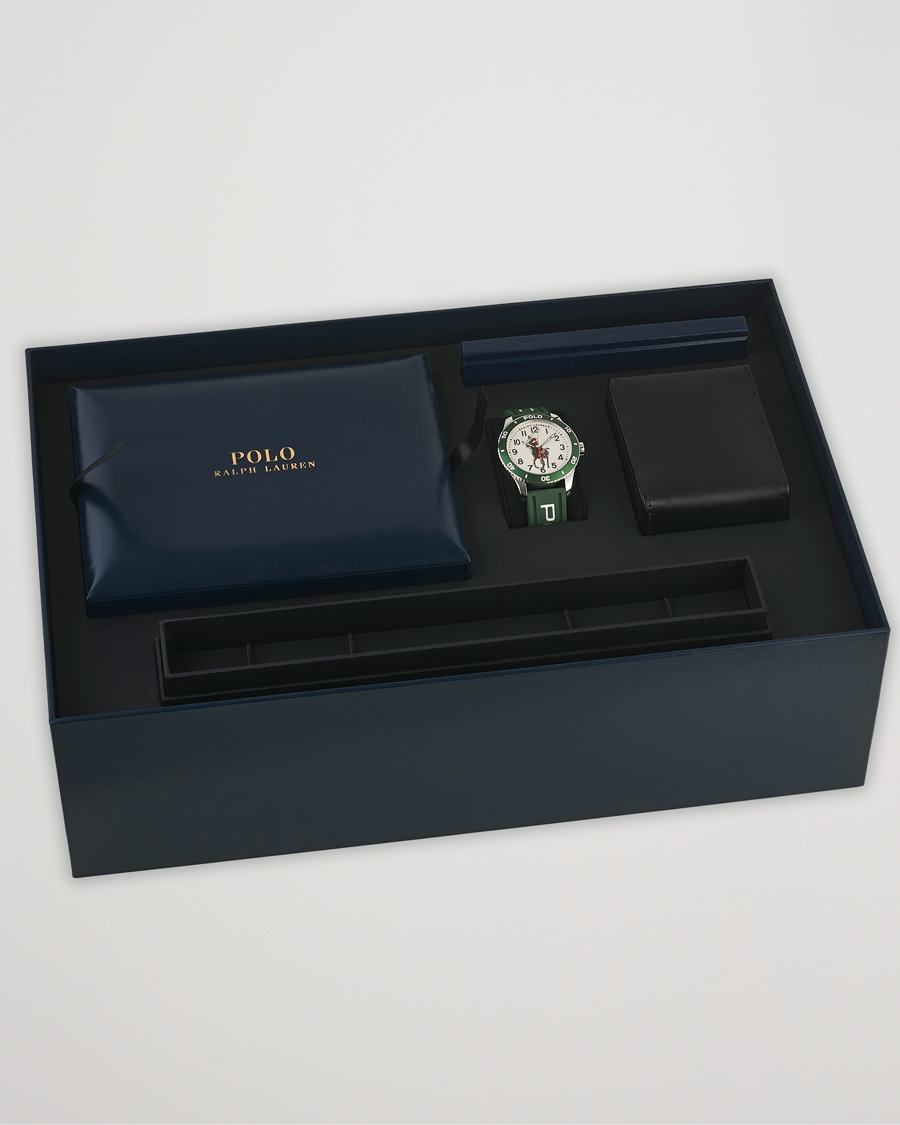 Homme | Polo Ralph Lauren 42mm Automatic Pony Player White Dial/Green Bezel | Polo Ralph Lauren | 42mm Automatic Pony Player White Dial/Green Bezel