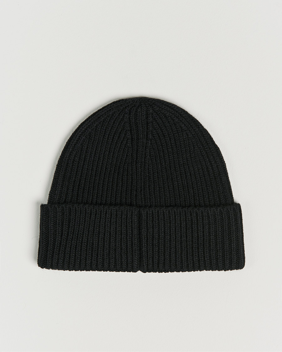 Homme | NN07 Bob Logo Beanie Black | NN07 | Bob Logo Beanie Black