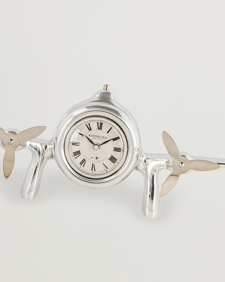 Homme | Décoration | Authentic Models | Art Deco Flight Clock Silver