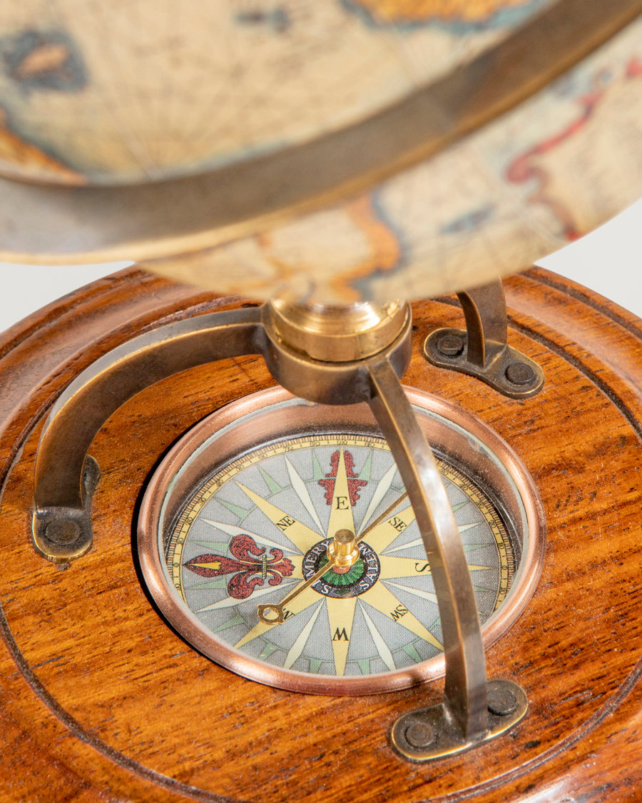 Homme | Cadeaux De Noël | Authentic Models | Terrestrial Globe With Compass 