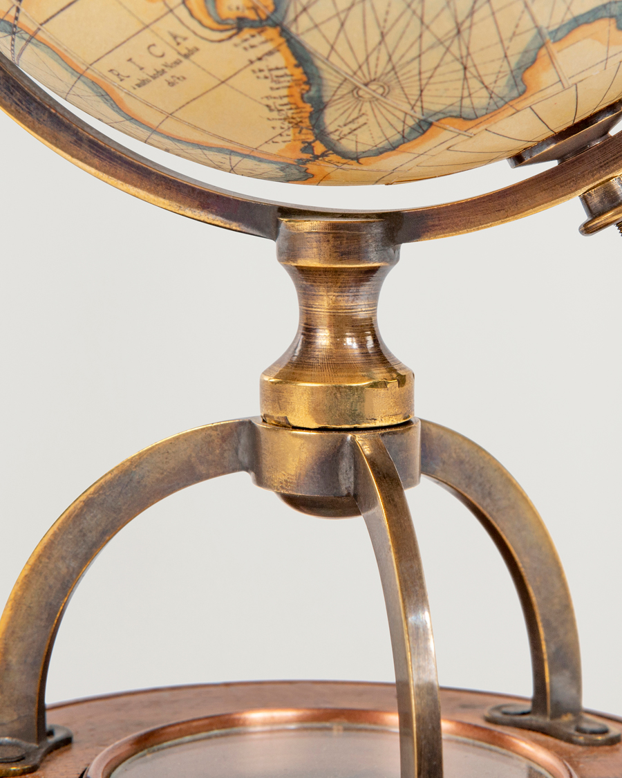 Homme | Décoration | Authentic Models | Terrestrial Globe With Compass