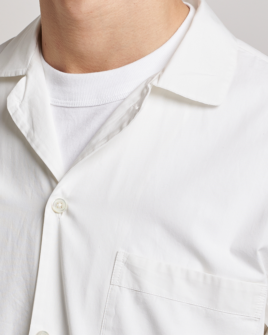 Homme | Peignoirs Et Pyjamas | Tekla | Poplin Pyjama Shirt Alabaster White