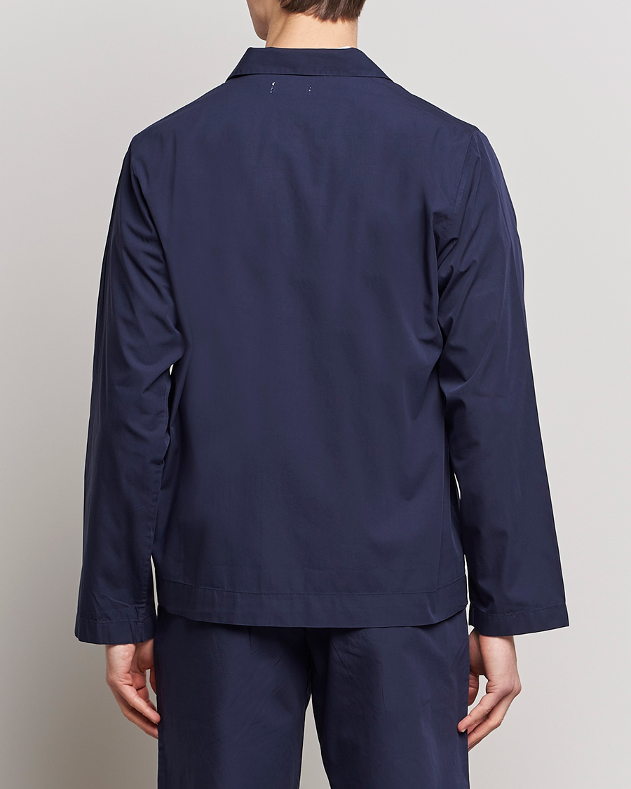Homme | Peignoirs Et Pyjamas | Tekla | Poplin Pyjama Shirt True Navy