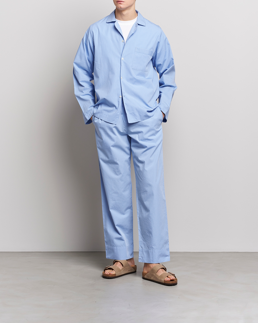 Homme | Peignoirs Et Pyjamas | Tekla | Poplin Pyjama Pants Pin Stripes