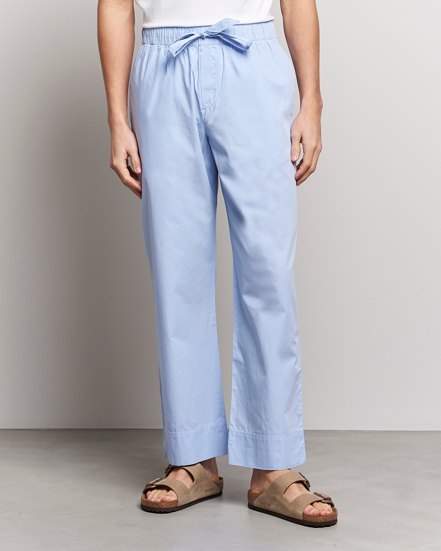 Homme | Bas De Pyjama | Tekla | Poplin Pyjama Pants Light Blue
